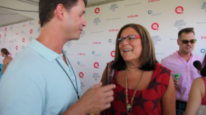 Mark with Fern Mallis of IMG Mark with Fern Mallis of IMG