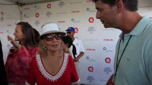 Mark with television personality Barbara Walters Mark with television personality Barbara Walters