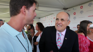 Mark with former New York City mayor Rudy Giuliani Mark with former New York City mayor Rudy Giuliani