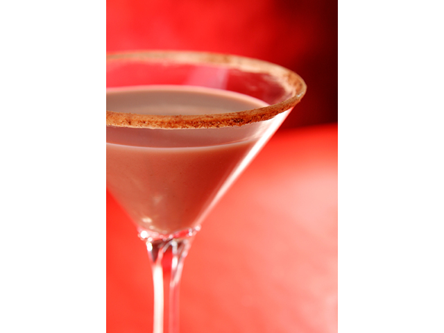 This milk chocolate martini, made with quality chocolate vodka is perfectly portioned to serve to chocolate lovers on Valentines Day or any day!