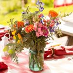 Mark Addison flower arranging summer wildflowers mason jar garden party