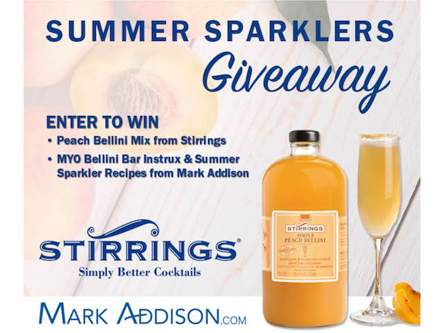 Mark Addison & Stirrings Summer Sparkler Cocktail Giveaway June 13th 2017, giveaway promo image